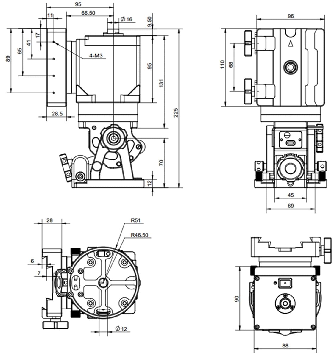 iOptron Mount iOptron HAE29C AZ/EQ dual SWG - HE292C