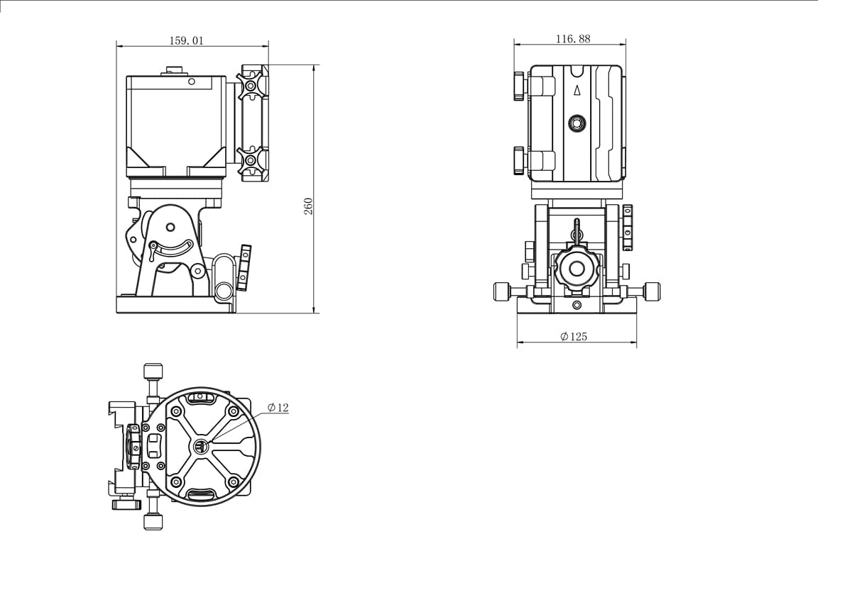 iOptron Mount iOptron HAE43C AZ/EQ dual SWG - HE432C