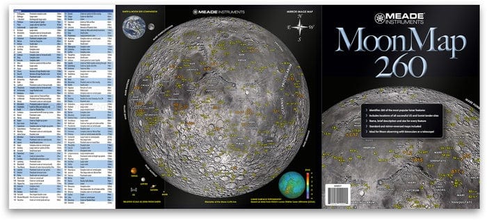 Meade Instruments Accessory Meade Instruments MEADE MOON MAP - 608057