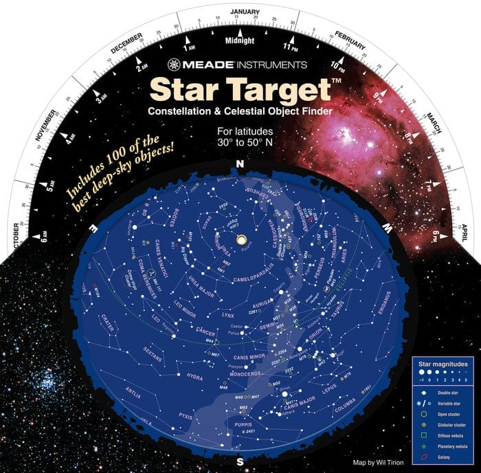 Meade Instruments Accessory Meade Instruments MEADE STAR TARGET PLANISPHERE - 608058