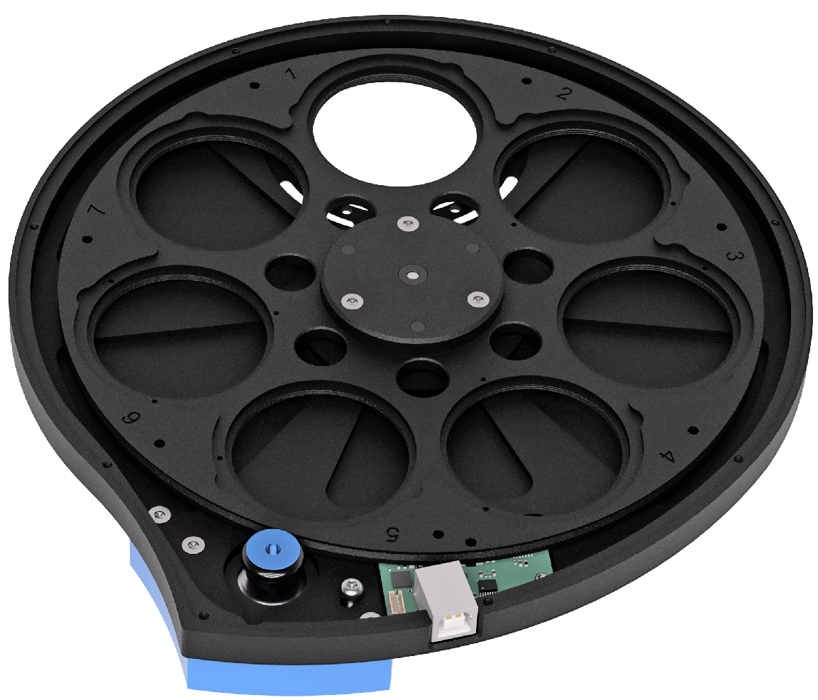 Pegasus Astro Filters Pegasus Astro Indigo Filter Wheel - PEG-INDIGOFW7-2