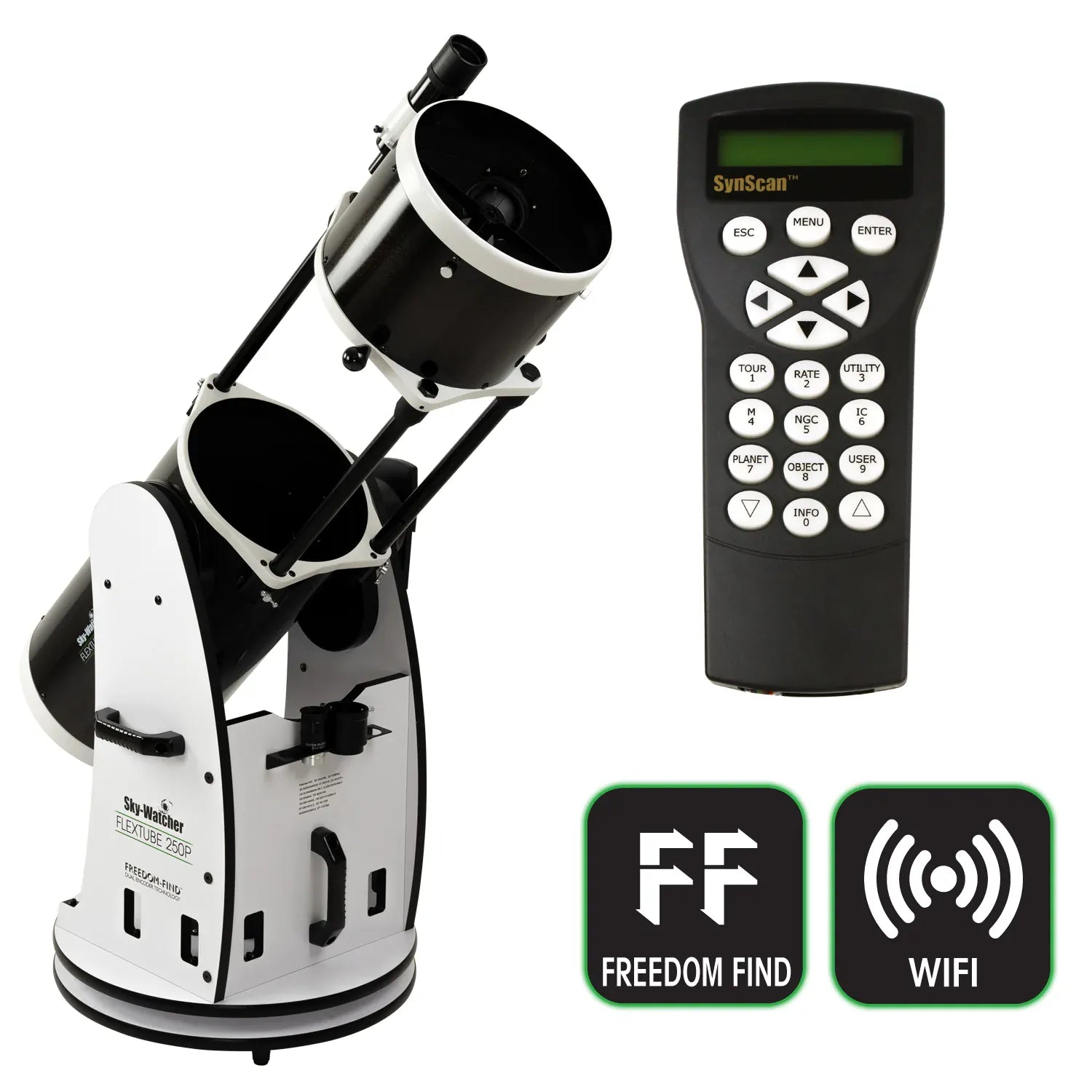Sky-Watcher Telescopes Sky-Watcher Flextube 250P 10" SynScan GoTo Collapsible Dobsonian - S11810