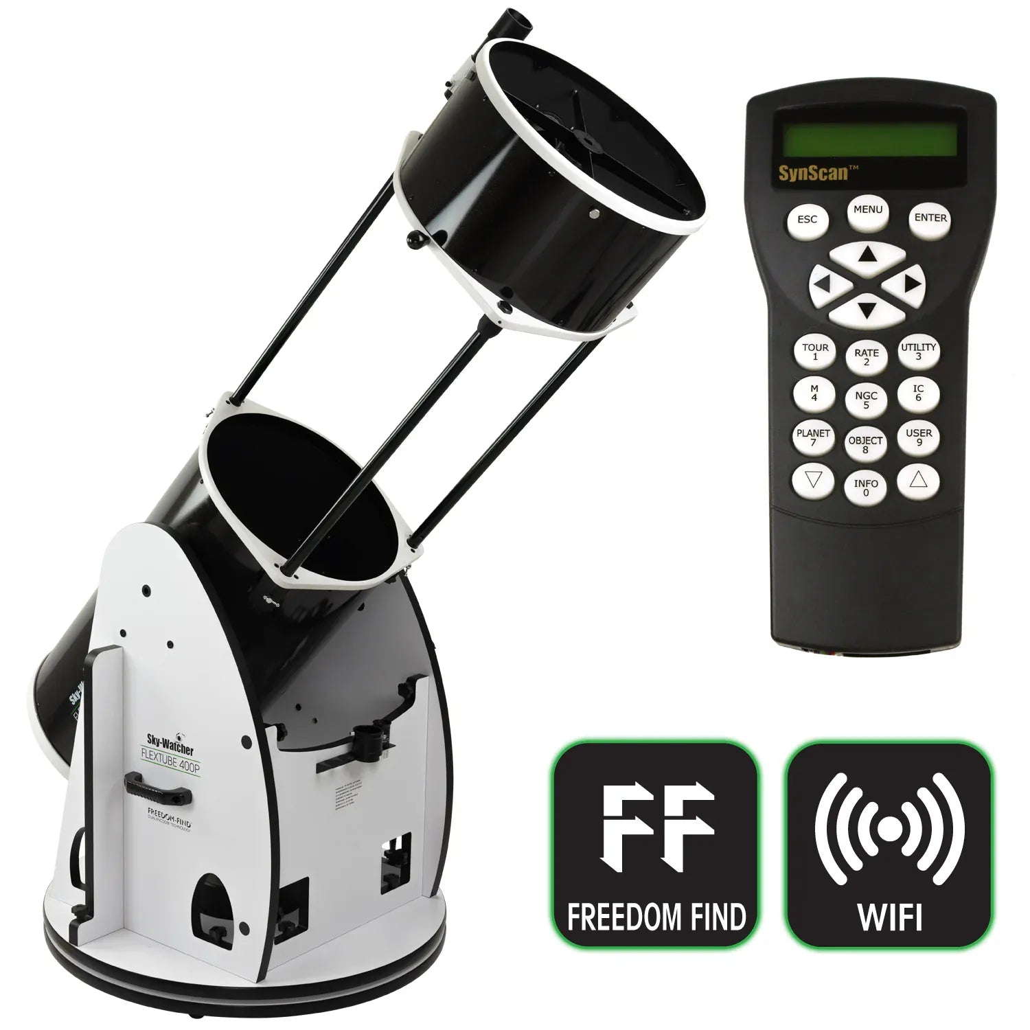 Sky-Watcher Telescopes Sky-Watcher Flextube 400P 16" SynScan GoTo Collapsible Dobsonian - S11840