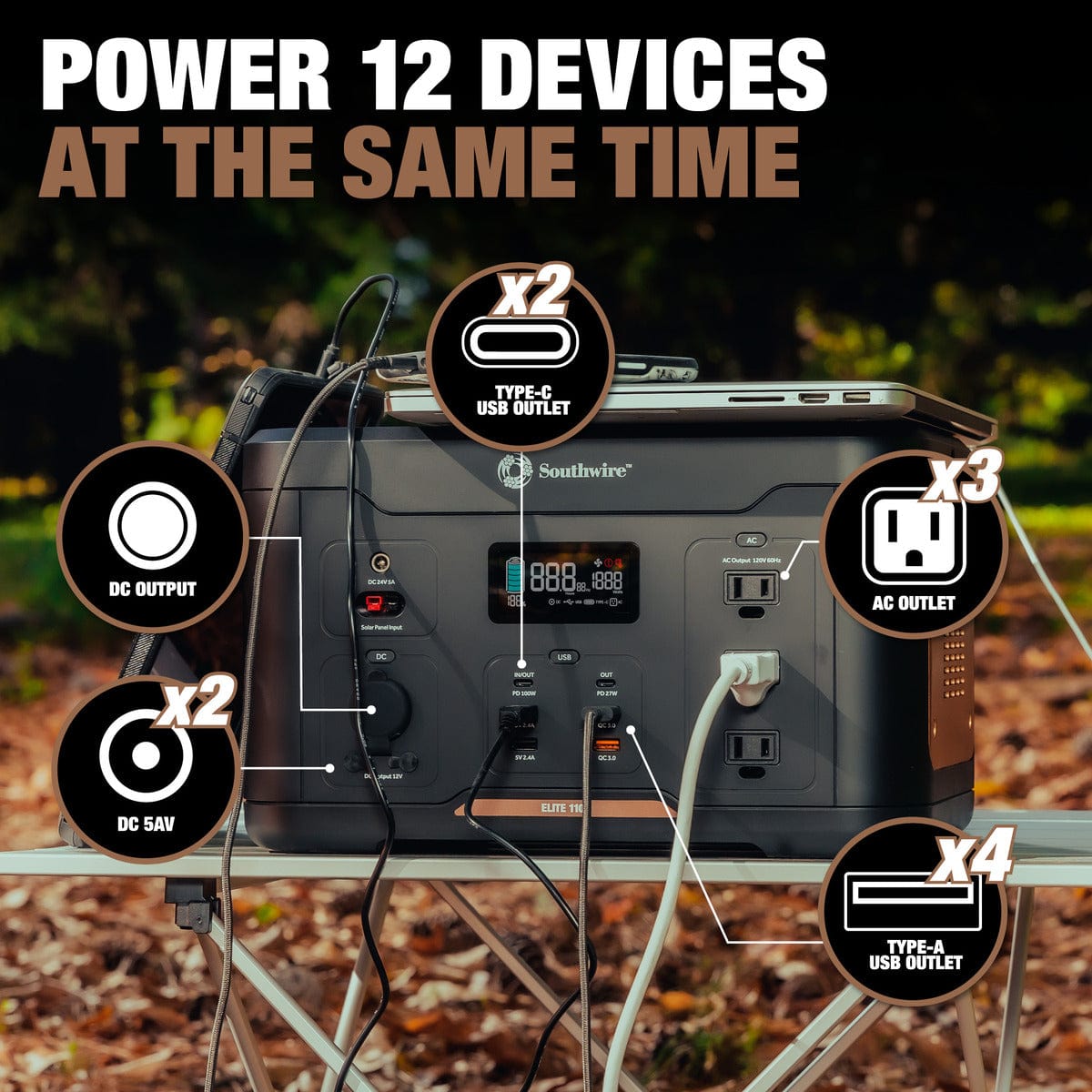 Southwire Power Supply Southwire Elite 1100 Series™ Portable Power Station - 53253