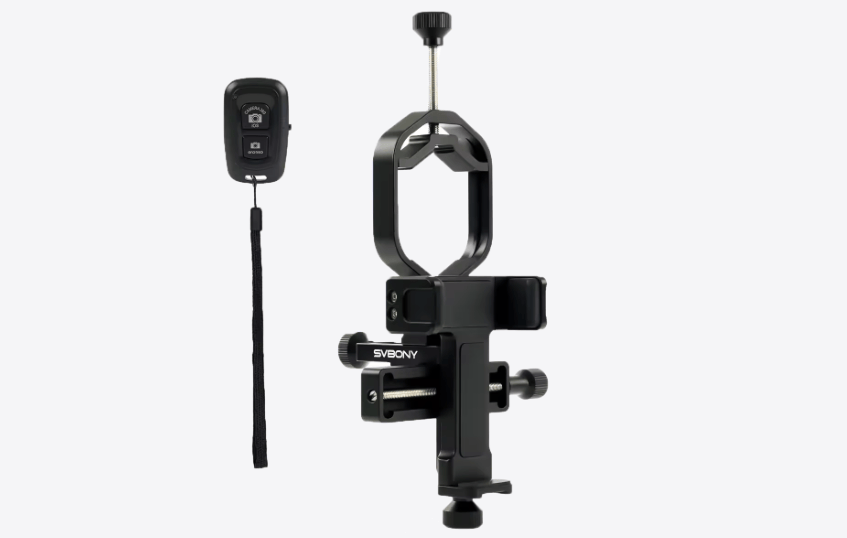 Svbony Accessories 28mm-48mm-BT Remote SVBONY SV214 Pro 3-Axis Universal Smartphone Digiscoping Adapter - W9176A / W9176B