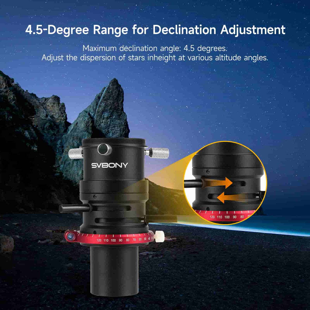 SVBONY Accessories SVBONY SV199 1.25" Atmospheric Dispersion Corrector (ADC)