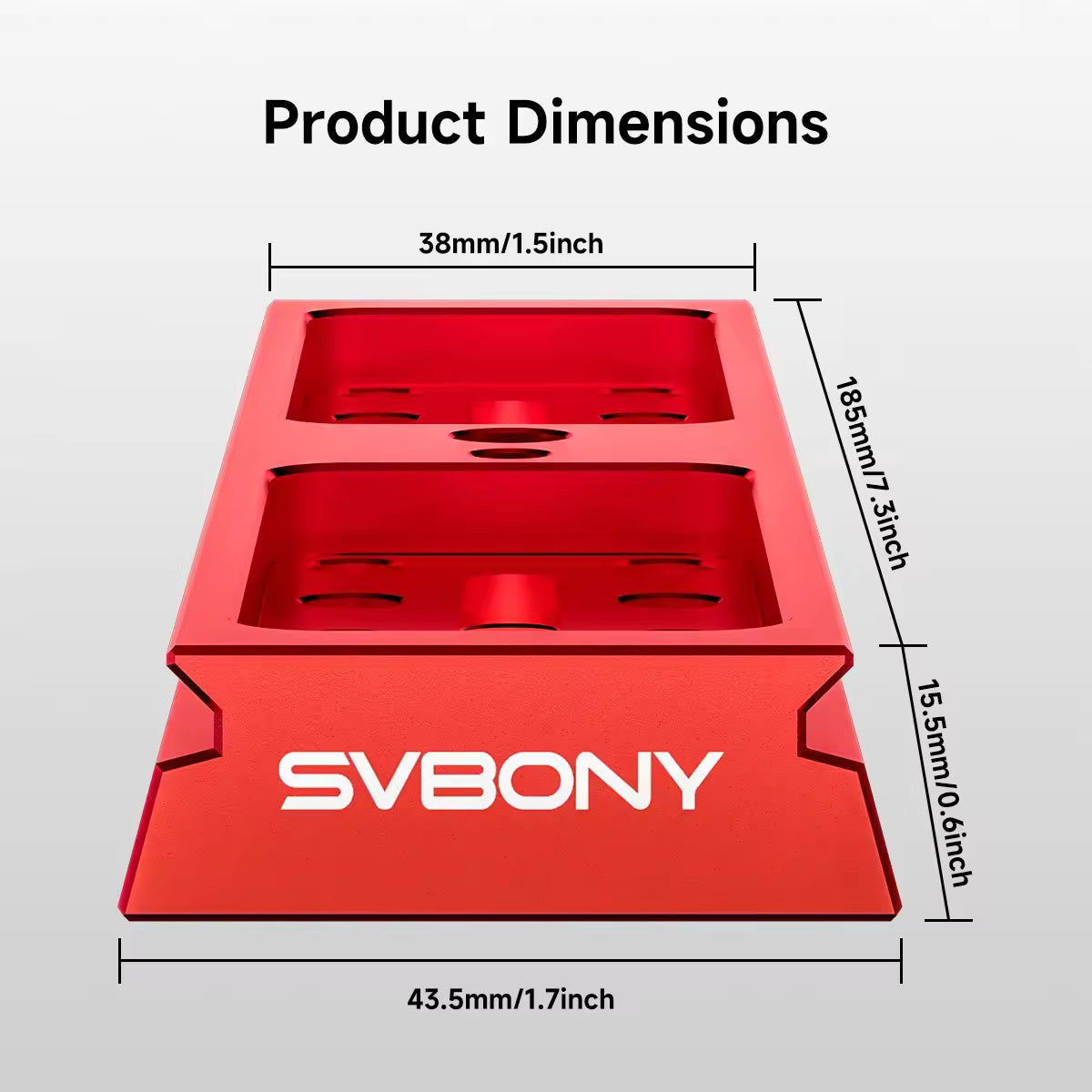 Svbony Accessories SvBony SV239 Metal Double-Sided Dovetail Mounting Plate for Telescope