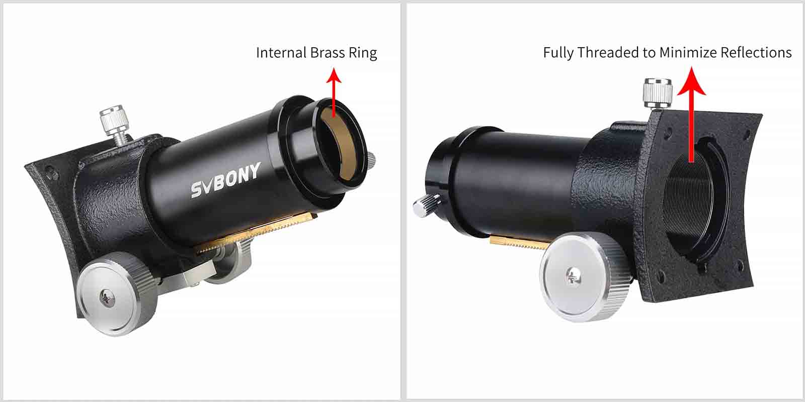 Svbony Accessory Svbony SV181 1.25'' Rack Pinion Newtonian Reflector Focuser - W9140A