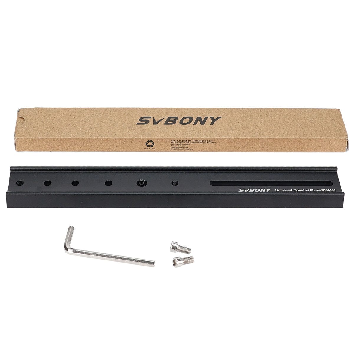 Svbony Accessory Svbony SV219 Black Dovetail Mounting Plate - W9175A - W9175B - W9175C