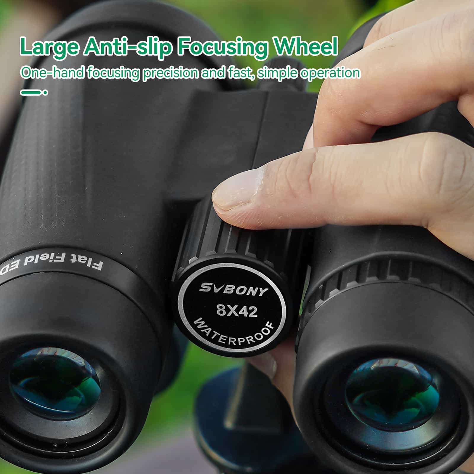 Svbony Binocular Svbony SA205 8x42ED Flat-field Binoculars BaK-4 Prism IP67 Waterproof - F9389A