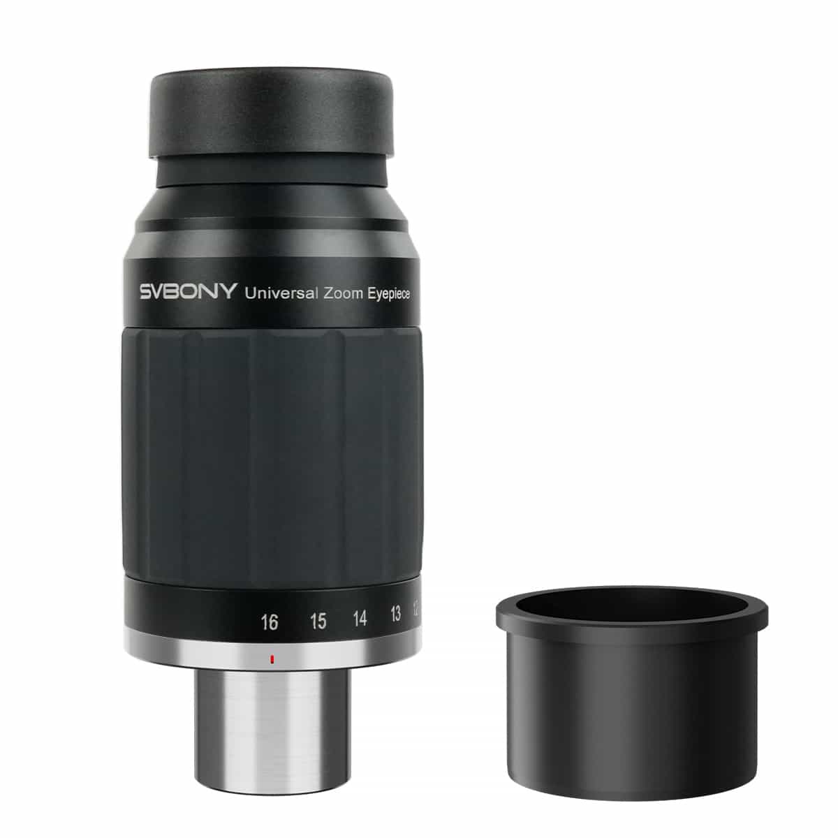 Svbony Eyepiece Svbony SV245 Zoom Eyepiece 8-16mm 63 Degrees with Parfocal & ClickStop Design for Visual Planetary Observation/Binoviewing- W9192A