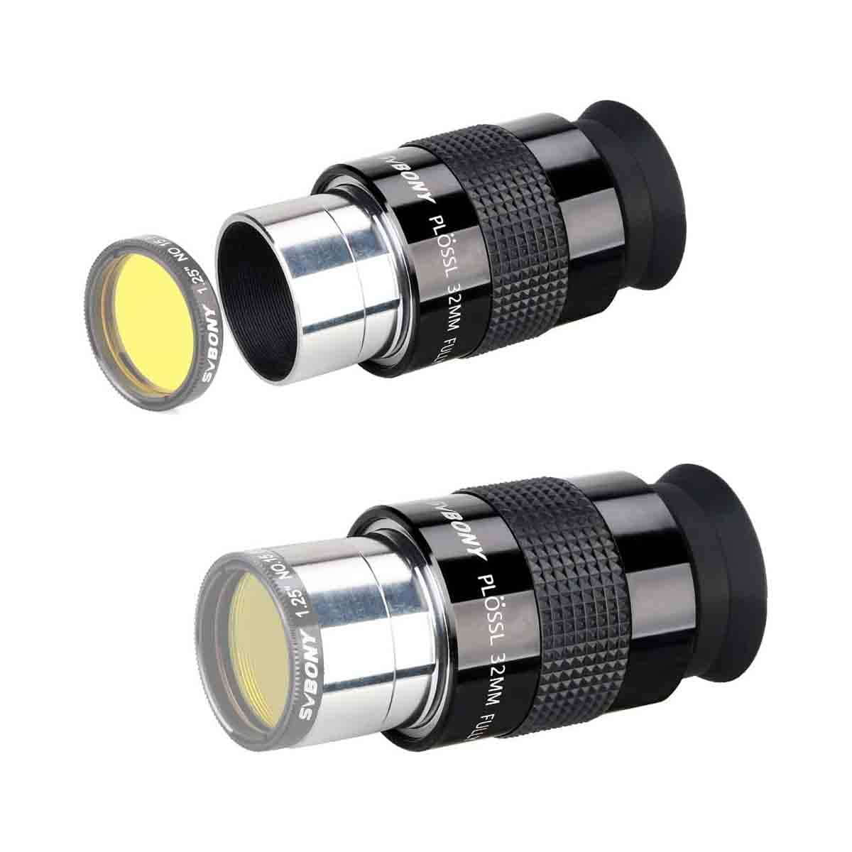 Svbony Eyepieces Svbony SV131 1.25" Plossl 32mm 48 Degree Telescope Eyepiece - W9101A