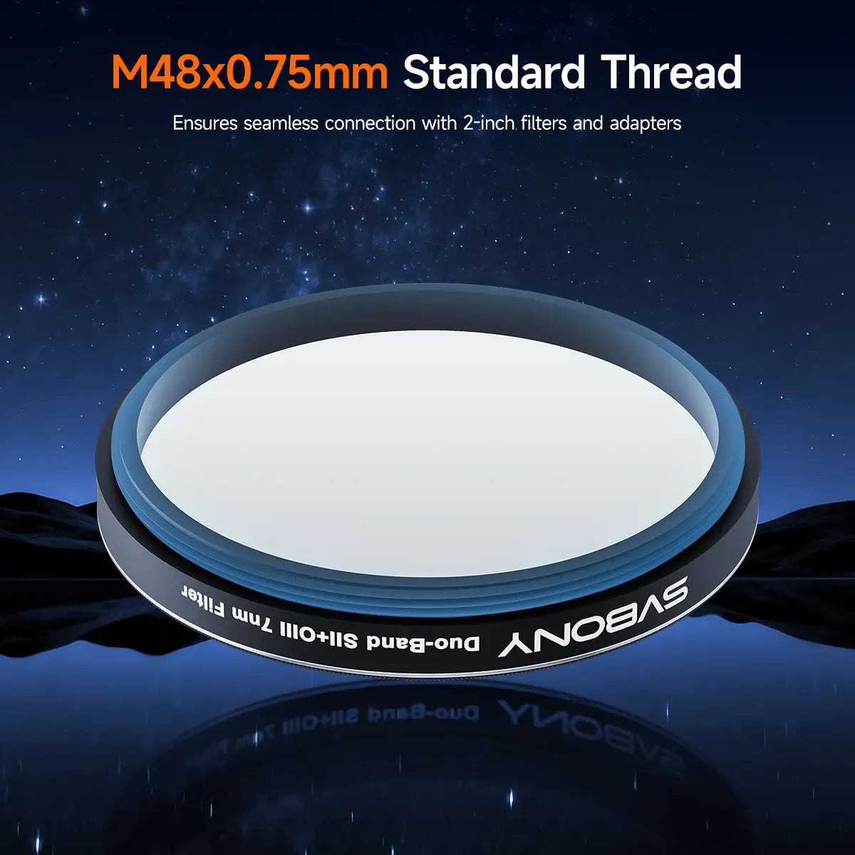 Svbony Filters Svbony SV220 Dual-Band 7nm SII & OIII Nebula Filter - W9172
