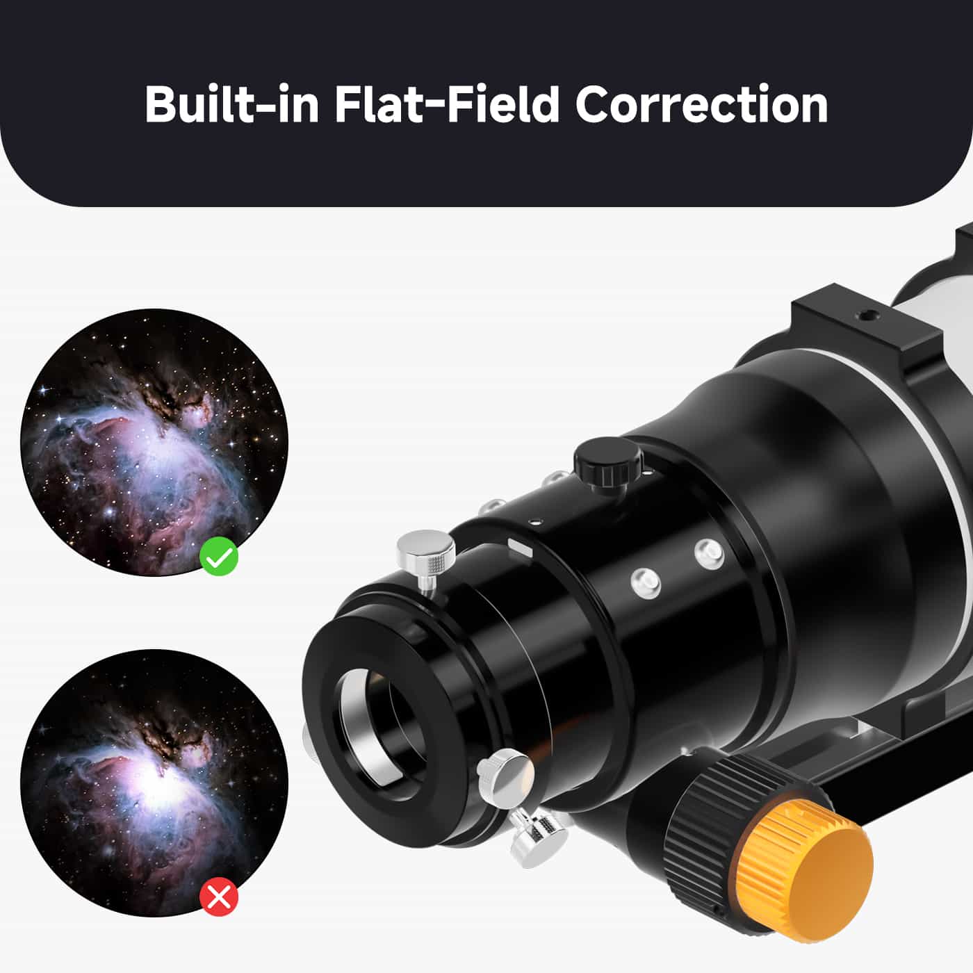 Svbony Telescope Svbony SV503 Telescope ED 70mm Upgraded F6.78 Quadruplet Flatfield Refractor for Astronomy - F9359E