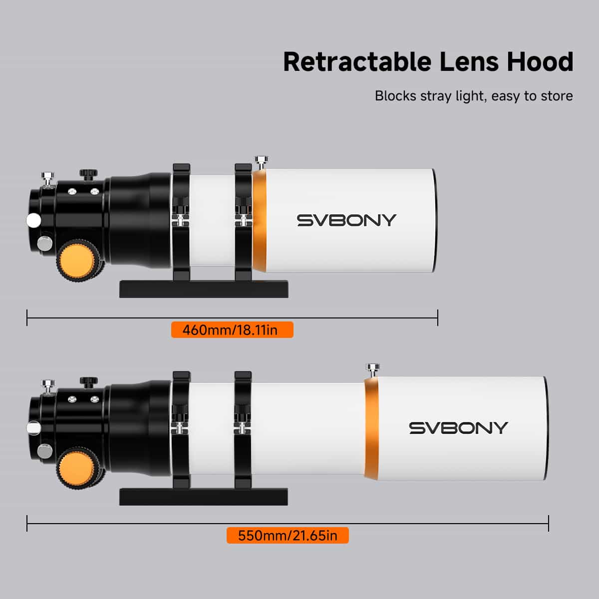 Svbony Telescope Svbony SV503 Telescope ED 70mm Upgraded F6.78 Quadruplet Flatfield Refractor for Astronomy - F9359E