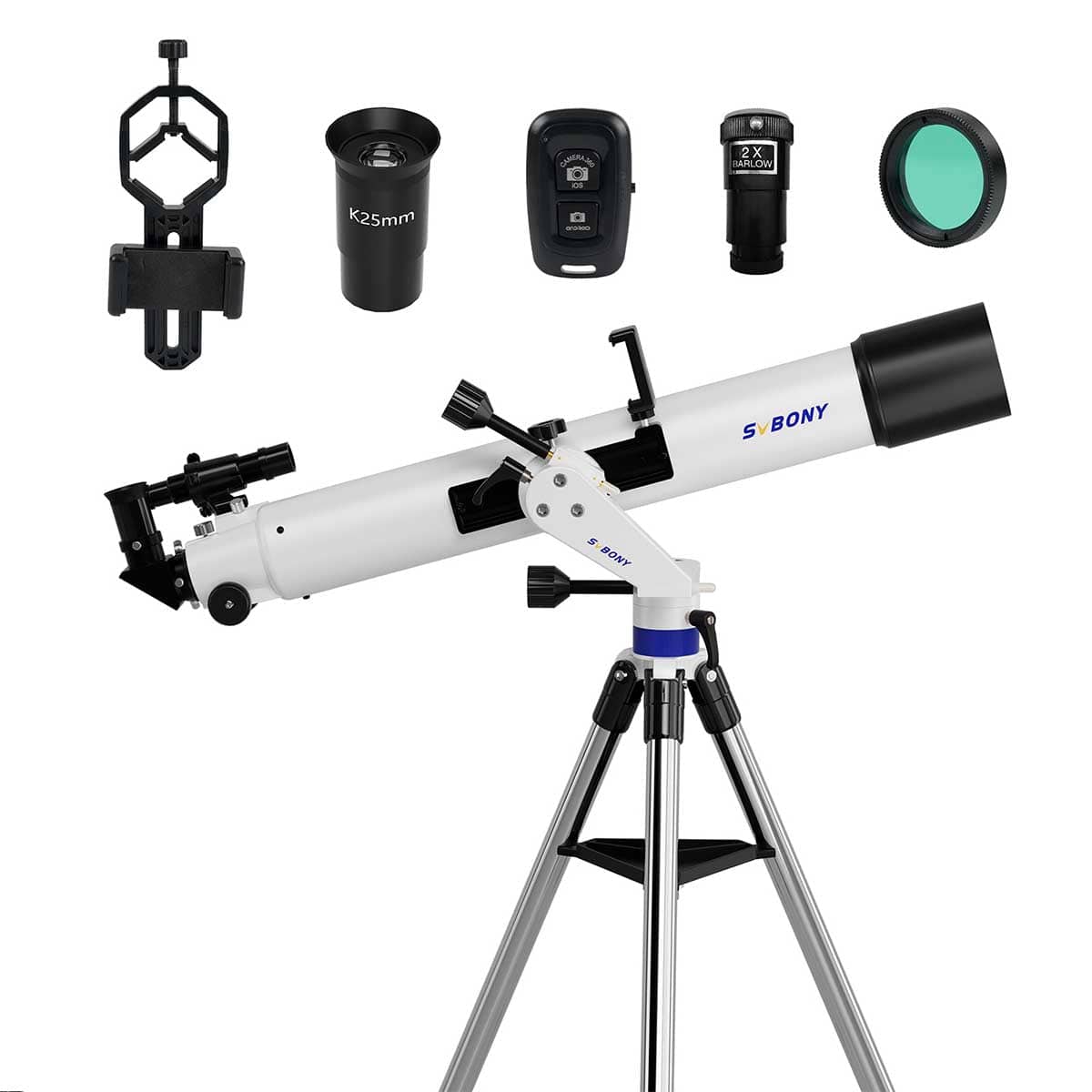 Svbony Telescope Svbony SV520 90mm F8.9 Refractor Telescope Kit- W9302A