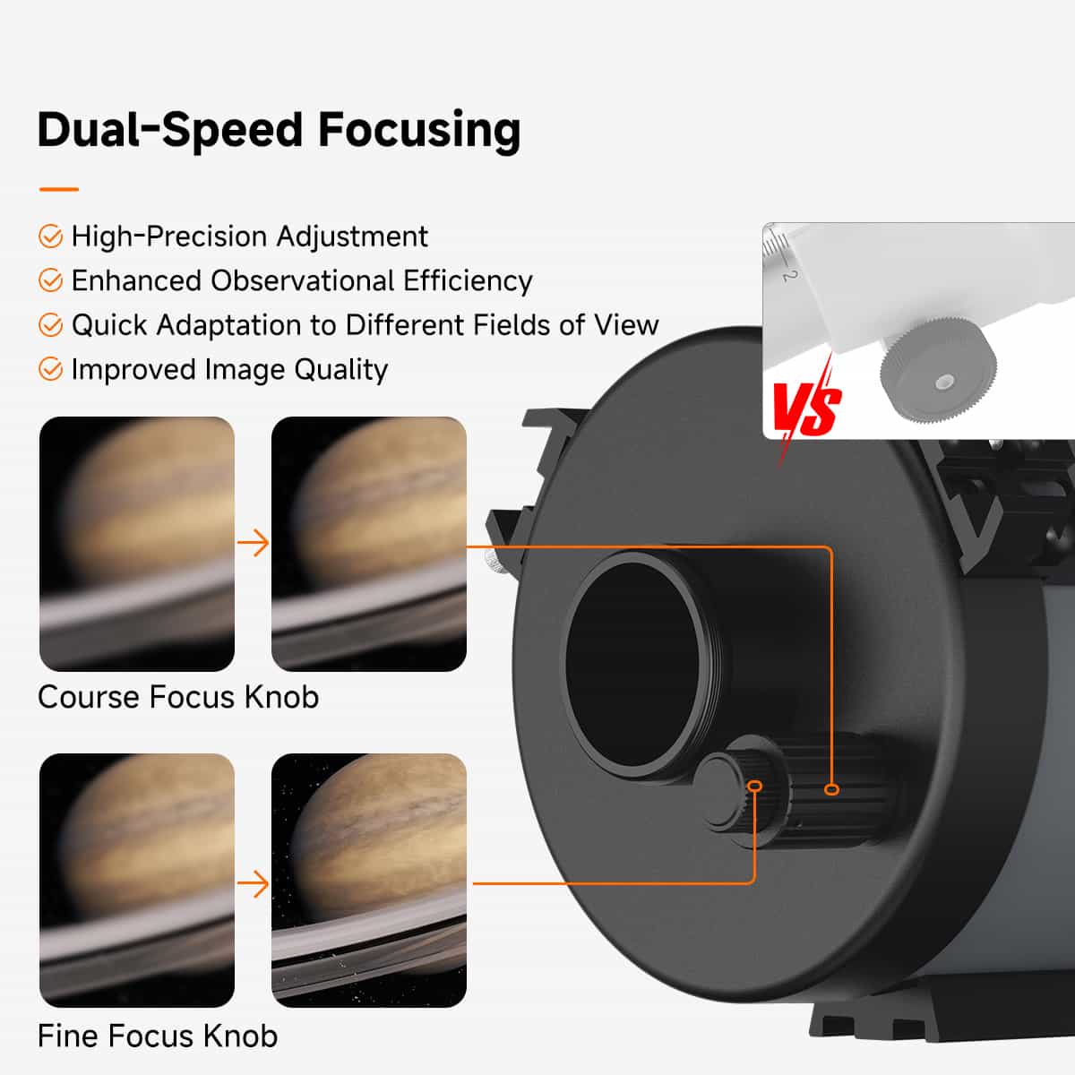Svbony Telescope MK127 Maksutov-Cassegrain OTA - F9382C