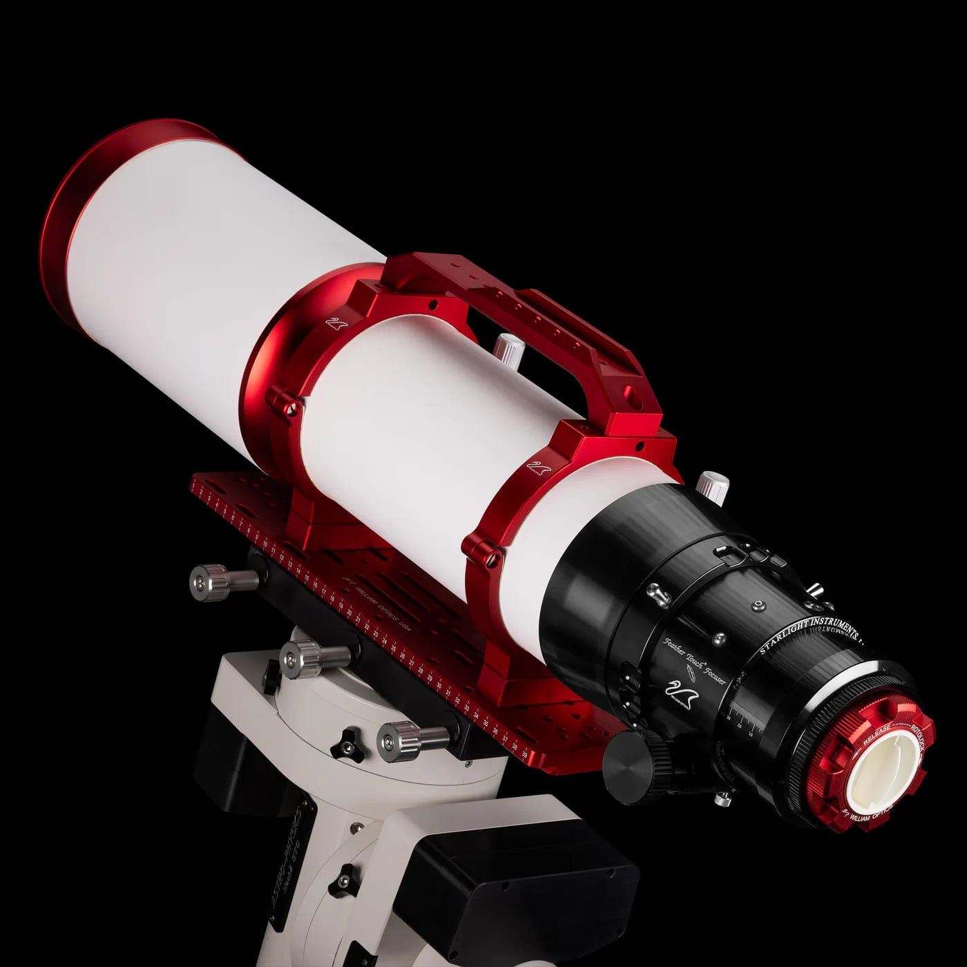 William Optics Telescope Red with Feather Touch Focuser William Optics FLT 132mm f/7 OTA FPL-53 Version IV with 3.5" Feather Touch or R&P Focuser and 3" RotoLock Adapter - A-F132