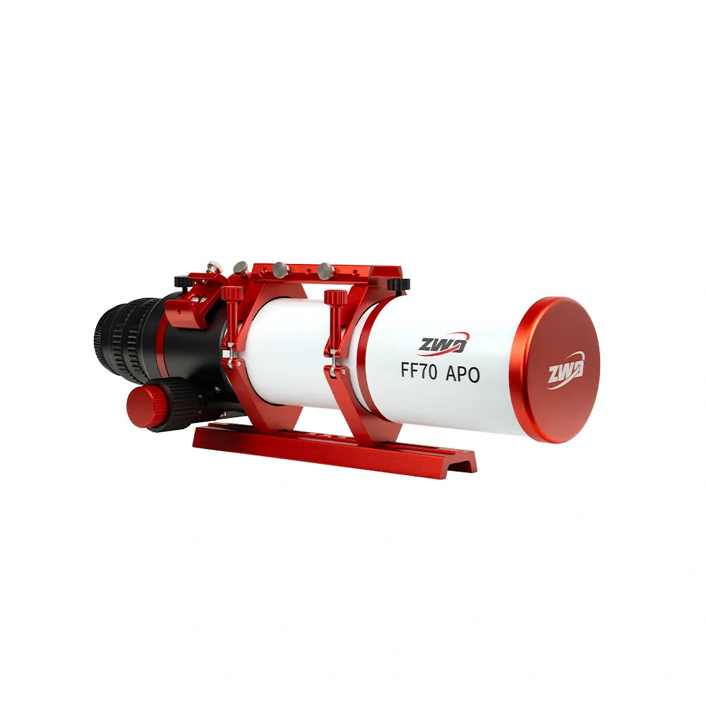 ZWO Telescopes ZWO FF 70 APO Flat Field Apochromatic Refractor Telescope - ZWO FF70-APO