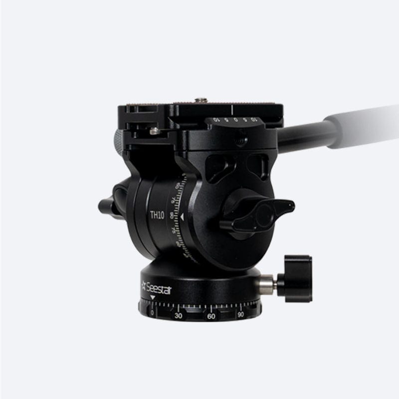 ZWO Tripod Seestar TH10 Fluid Tripod Head and TC20 Carbon Fiber Tripod