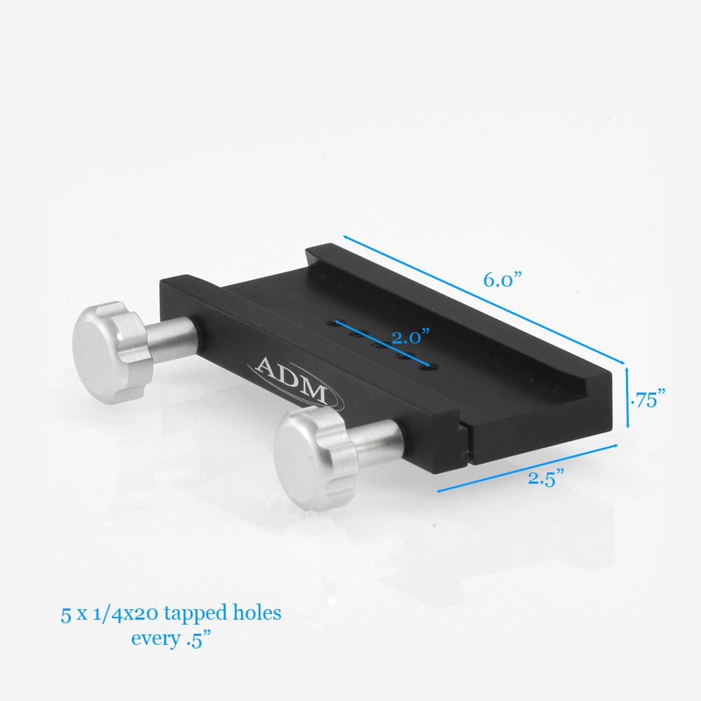 ADM Accessories Accessory ADM V Series Saddle. Tapped Hole Version - VSAD-TPD