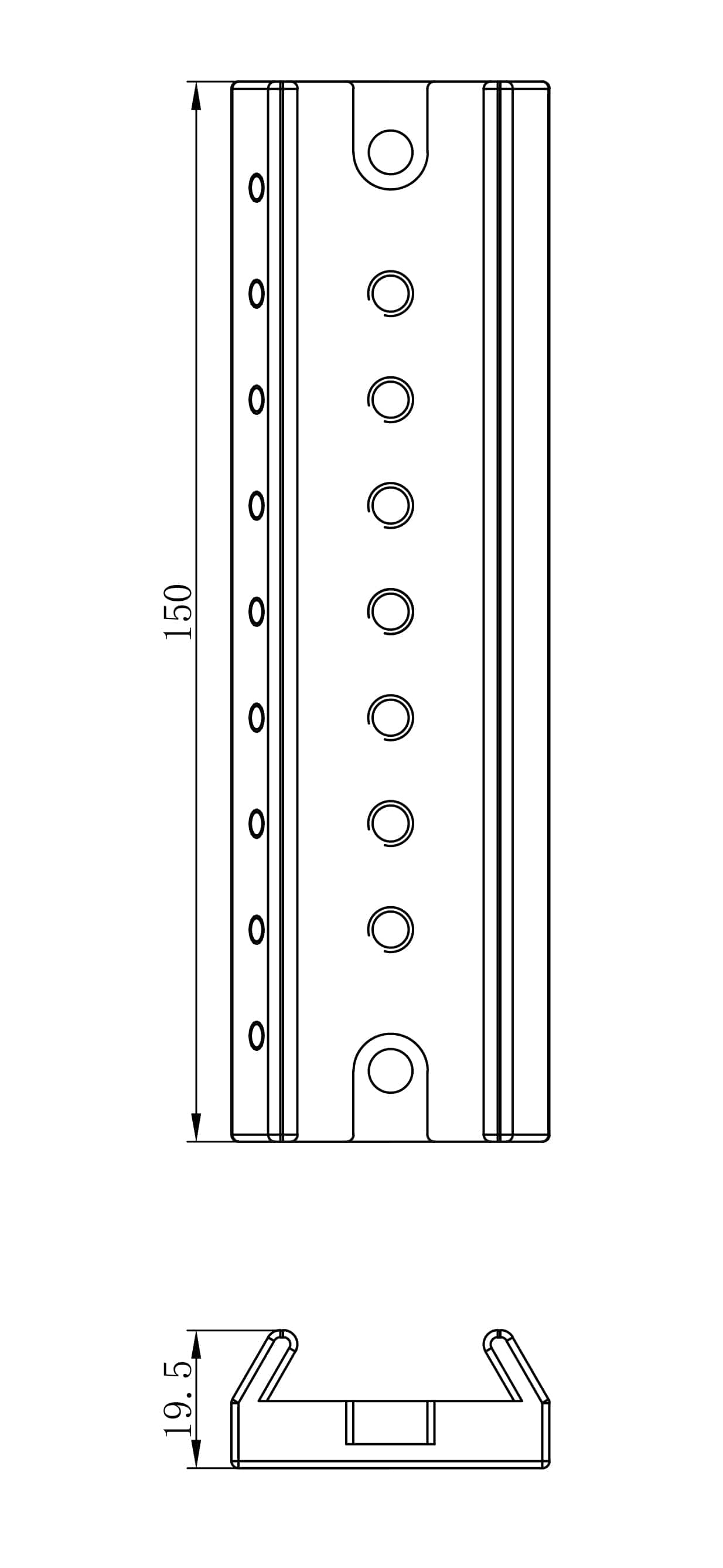 Askar Accessory Askar Multi-connection finder plate 150 - ASKARMCP150