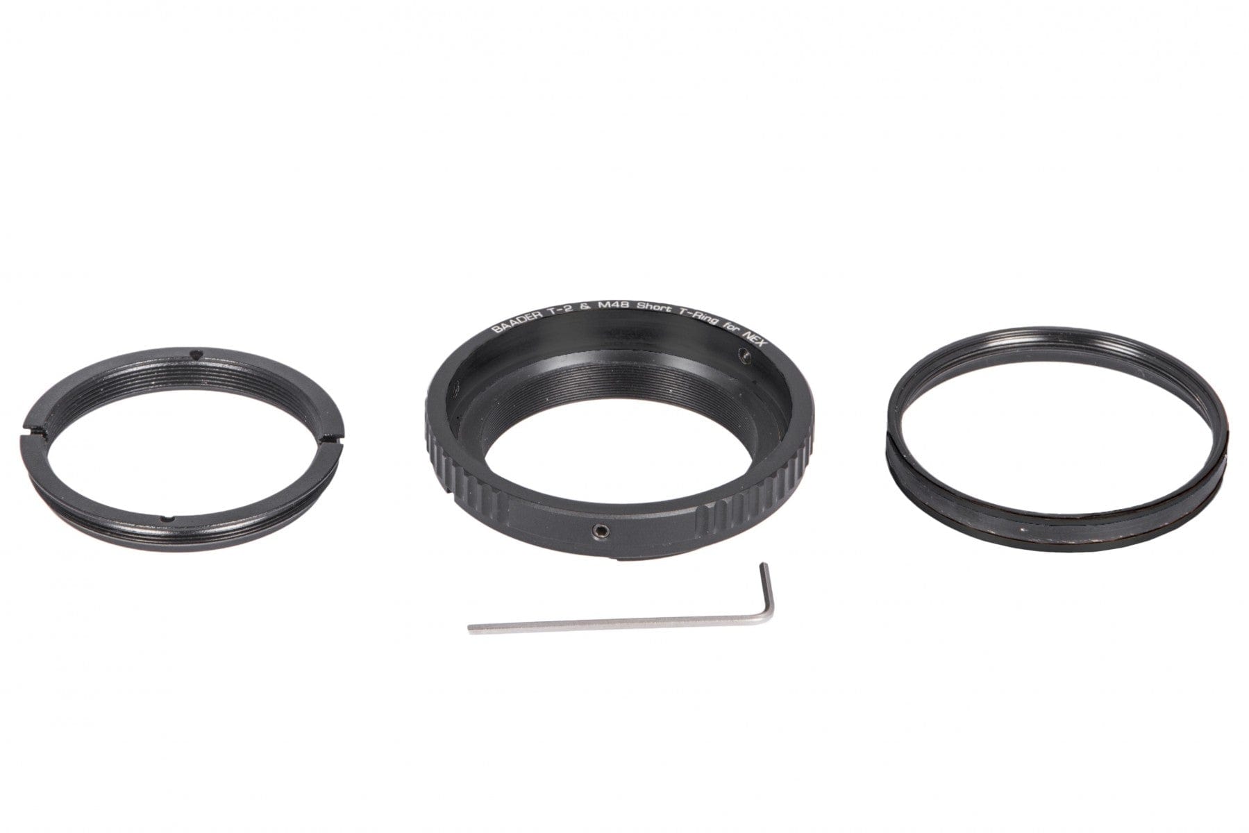 Baader Planetarium Accessory Baader Wide-T-Ring Sony E/NEX Bayonet with D52i/M48 to T-2 and S52 - 2408317