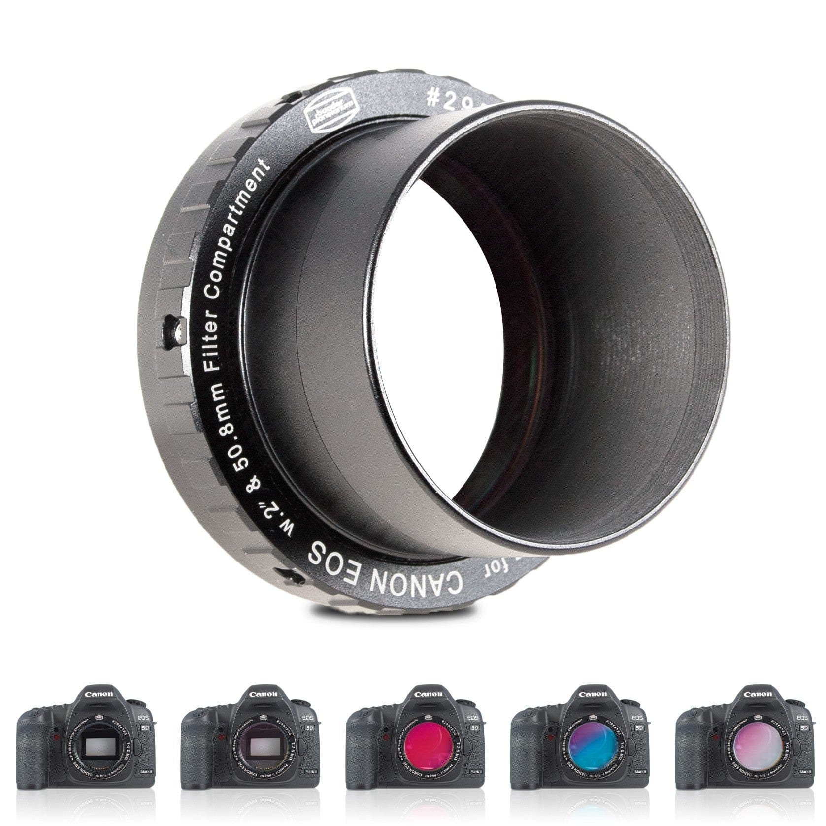 Baader Planetarium Accessory Baader Zero-Tolerance Protective Canon DSLR T-Ring T-2/M48 and 2" - 2958550C