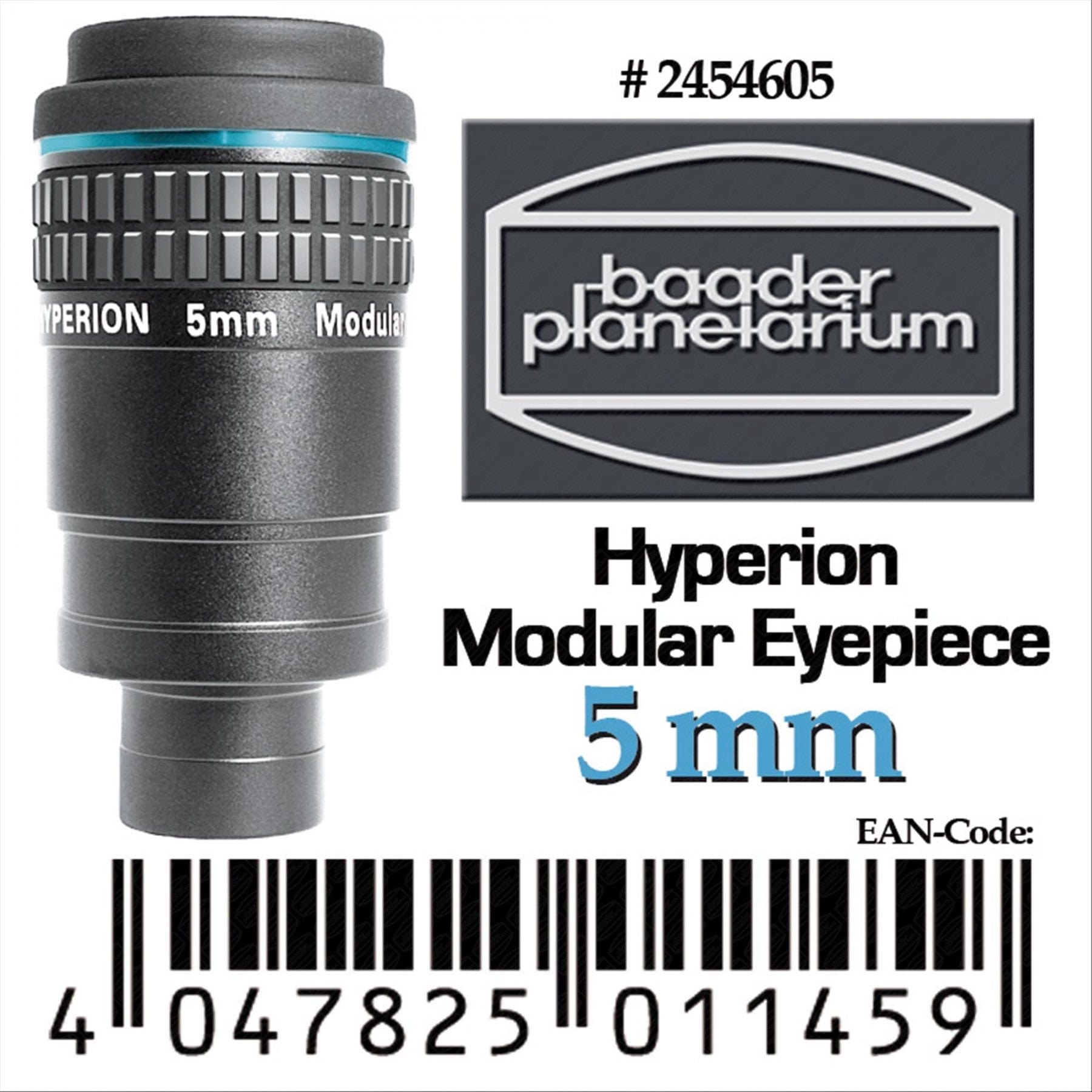 Baader Planetarium Eyepiece Baader Hyperion 5mm 68 Degree Modular Eyepiece - 2454605