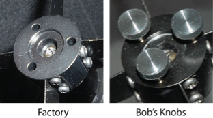 Bob's Knobs Accessory 5" to 12" Newtonian Secondary - CNsec30 Bob's Knobs Sky-Watcher Newtonian/Dobsonian Knobs