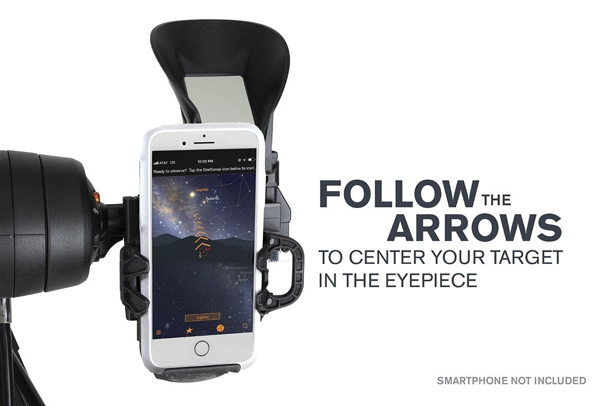 Celestron StarSense Explorer DX 130AZ Smartphone App-Enabled Newtonian  Reflector Telescope - 22461