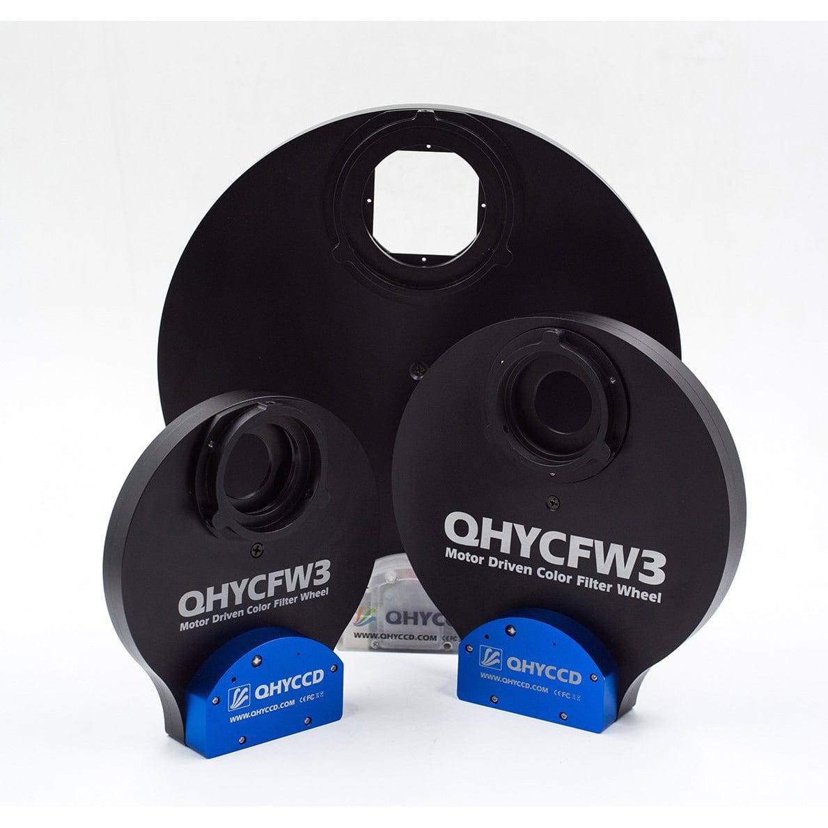 QHYCCD Filter Wheel QHYCCD QHYCFW3M-US 3rd Generation Medium Thin Version Filter Wheel - 5 x 2" (or 50mm Unmounted) and 7 x 36mm Filter Versions