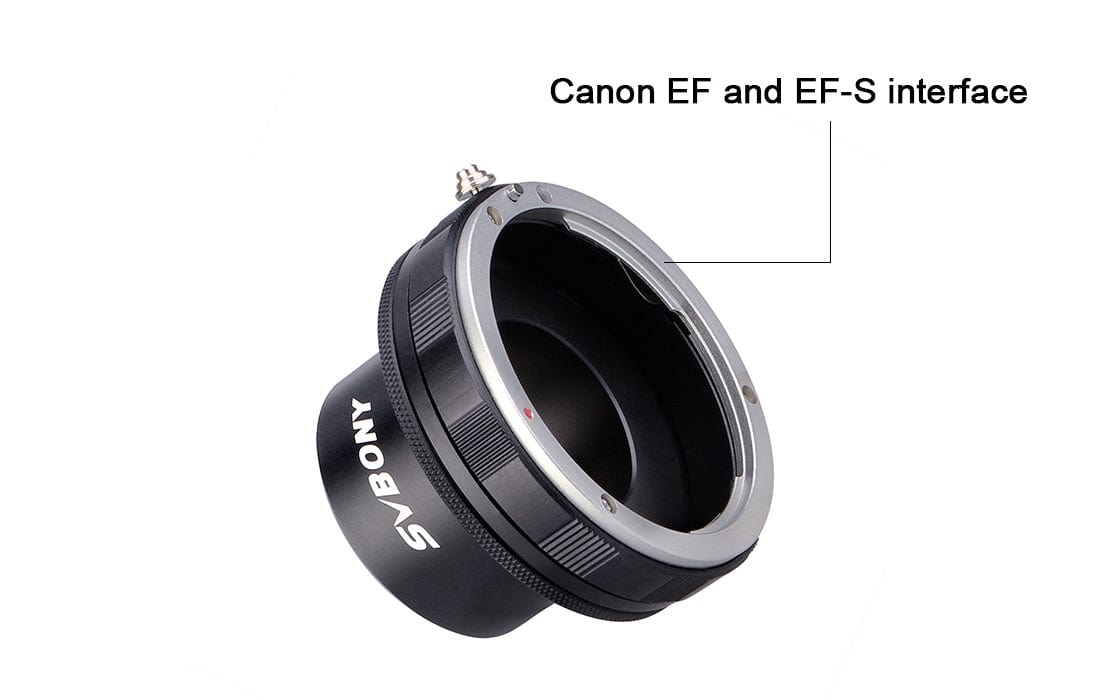 Svbony Accessory Canon EF and EF-S Lenses Svbony SV149 Adapter Canon and Nikon DSLR cameras lens to 1.25" Eyepiece - W9112