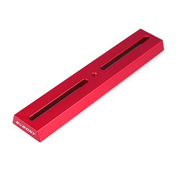 Svbony Accessory Red Svbony Fully Metal 210mm Dovetail Mounting Plate for Astronomical Telescopes - F9143