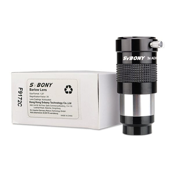 Svbony Barlow Svbony 3X 1.25" Barlow Lens - SV136/F9172C