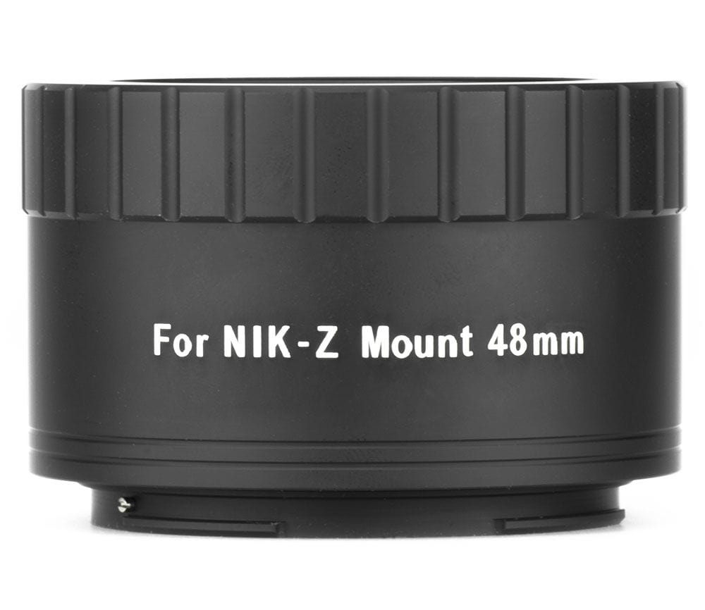 William Optics Accessory 48mm T mount for Nikon Z Mirrorless Camera - Black William Optics T-Mount/T-Rings For DSLRs