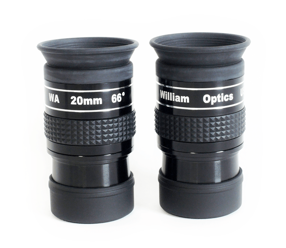 William Optics Pair of 66 Degree 20mm Eyepieces - E-WA20