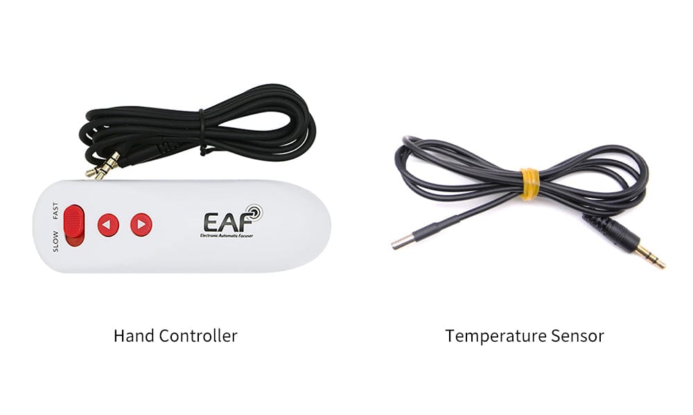 ZWO Accessory BUNDLE: Advanced (Temperature Sensor and Hand Controller Included) ZWO New 5V EAF Electronic Automatic Focuser - ZWO-EAF
